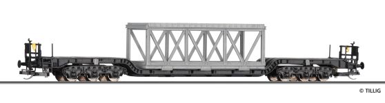 Tillig 95018 - TT - Tiefladewagen Tragwerk, DR, Ep. IV